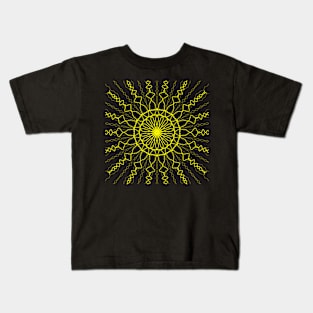 Yellow geometric pattern Kids T-Shirt